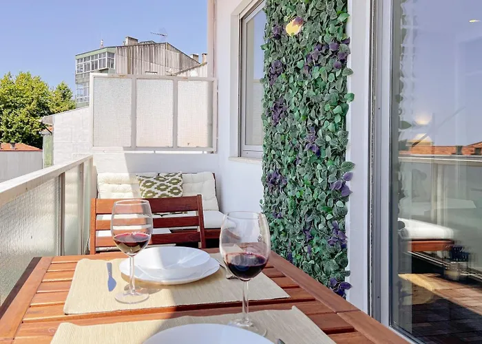 Apartman Cozy With Spacious Terrace And Wide View Porto
